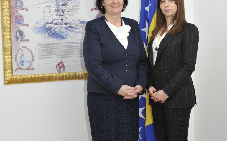 Тужилац за ратне злочине Републике Србије Снежана Станојковић састала се са главном тужитељицом Тужитељства БиХ Горданом Тадић